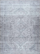 Barny Gray Denim Washable Rug - Clearance