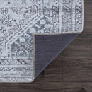 Barny Gray Denim Washable Rug - Clearance