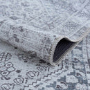 Barny Gray Denim Washable Rug - Clearance