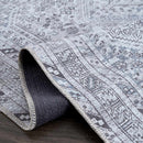 Barny Gray Denim Washable Rug - Clearance