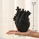 Anatomical Heart Resin Vase Decor