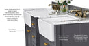 Adeline 60" Bath Vanity Set