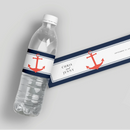 Anchor Rope Water Bottle Labels