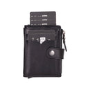 Andalusia Genuine Leather Pop-Up Cardholder with RFID Protection