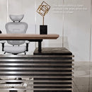 Anderson · L-Shaped Executive Standing Desk, Adjustable Height