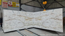 Angel White Bookmatching Marble Slabs Polished -Full Truckload 2 slabs product shot in the warehouse