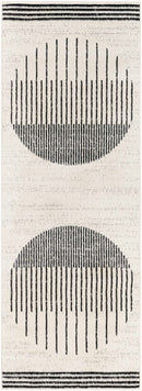 Angus Black&White Geometric Area Rug