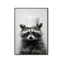 Animal Bathroom Canvas Posters