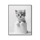 Animal Bathroom Canvas Posters
