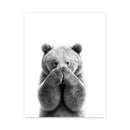 Animal Bathroom Poster Wall Art
