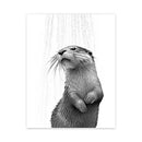 Animal Canvas Art Bathroom Decor
