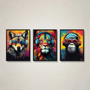 Animal Headphones Gaming Posters Teens