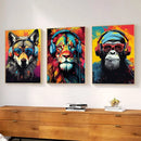 Animal Headphones Gaming Posters Teens