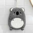 Animal microfiber children's hand towel – bathroom plush decor