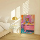 Bathtub Animal Canvas Print
