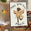 Animal Print Rainbow Wall Posters