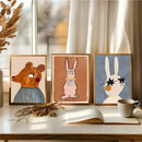 Animal Print Rainbow Wall Posters