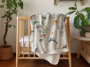 Baby Animals Ducks and Chicks - Vintage Baby Blanket