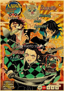 Orange Anime Kraft Poster