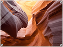 Antelope Canyon Print Metal Wall Art – Arizona Slot Canyon Scenic Wall Decor