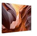 Antelope Canyon Print Metal Wall Art – Arizona Slot Canyon Scenic Wall Decor