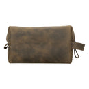 Oswego Men's Leather Dopp Kit & Small Travel Handbag