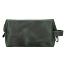 Oswego Men's Leather Dopp Kit & Small Travel Handbag