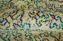 8x10 Hand Knotted Beige and Blue Persian made of Recycled Silk Area Rug