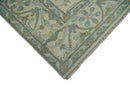 Antique 8x10 Vintage Oriental Traditional Ivory and Blue Wool Area Rug | TRDCP102810