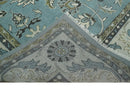 Antique 9x12 Hand Knotted Ivory and Ivory Traditional Vintage Persian Style Wool Rug | TRDCP854912