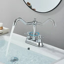Antique black brass waterfall basin faucet bathroom vanity tap