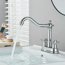 Antique black brass waterfall basin faucet bathroom vanity tap