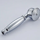 Antique brass and chrome hand shower head bathroom sprayer