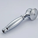 Antique brass and chrome hand shower head bathroom sprayer