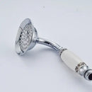 Antique brass and chrome hand shower head bathroom sprayer