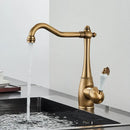 DecorBites™ Brass Basin Waterfall Faucet Mixer Tap for Kitchen & Bathroom, Hot&Cold Mixer