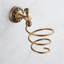 Antique brass bath hardware set bathroom vintage wall fixtures