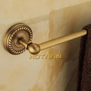 Antique brass bathroom accessories set rope detail bathroom hook