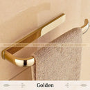 Antique brass bathroom accessories set towel rings and rack