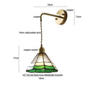 DecorBites™ Ceramic LED Wall Lights with Pull Chain Switch for Restaurant and Bedside