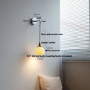 DecorBites™ Ceramic LED Wall Sconce, Modern Nordic Style, Adjustable Wire, White Stair Light