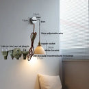 DecorBites™ Ceramic LED Wall Sconce, Modern Nordic Style, Adjustable Wire, White Stair Light