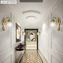 DecorBites™ Simple Crystal Rod Wall Mount Light - Gold Sconce for Corridor
