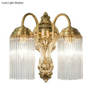 DecorBites™ Simple Crystal Rod Wall Mount Light - Gold Sconce for Corridor