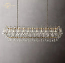 Antique brass decorbites crystal iron chandelier for dining room