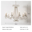 Antique brass decorbites crystal led chandelier living room light