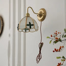 DecorBites™ Glass Brass Wall Sconce LED Light Fixture for Dining Living Room Bathroom Mirror