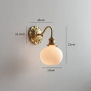 DecorBites™ Ceramic Ball LED Wall Lights: Copper Nordic Modern Wandlamp Murale