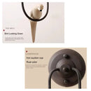 Antique bronze and cream ceramic bird wall lamp bedroom sconce