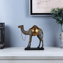 Antique bronze and gold camel dromedary indian style sculpture living room decor